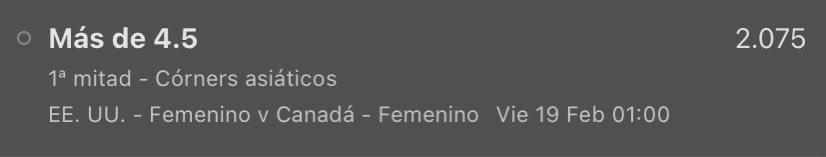 maaldo_'s tweet photo. 01:00h. ⤵️

Internacional - Femenino
Stake 1 https://t.co/RC62e7TzUw