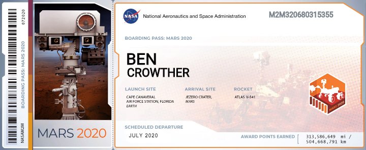 PassTheSmileOrg's tweet photo. The @NASAPersevere landed on Mars today. Ben's name is on an engraved chip on the Rover.

Ben loved space and he would have loved that he made it to Mars #RocketBen 🚀

Today we added some rockets to Ben's tree in Spencer Park to celebrate the landing #forever7 #ChildhoodCancer https://t.co/6hS1K7eVx3