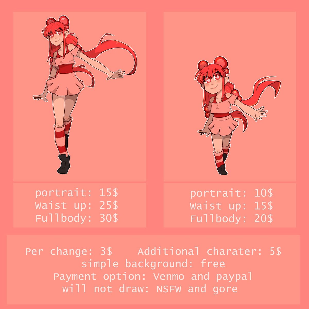 Davi_Cakke's tweet photo. Yay my #commissionsopen ! Dm me if you're interested or if you have any questions. I take payment first! https://t.co/5TYg6jilGY
