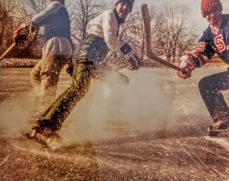 BillRNichols's tweet photo. Fond memory of Dallas-area freeze in 1983 - 295 straight hours at 32 or below - perfect for hockey on frozen pond #freeze #icestorm2021 #ThrowbackThursday https://t.co/U5IG2LvJDN