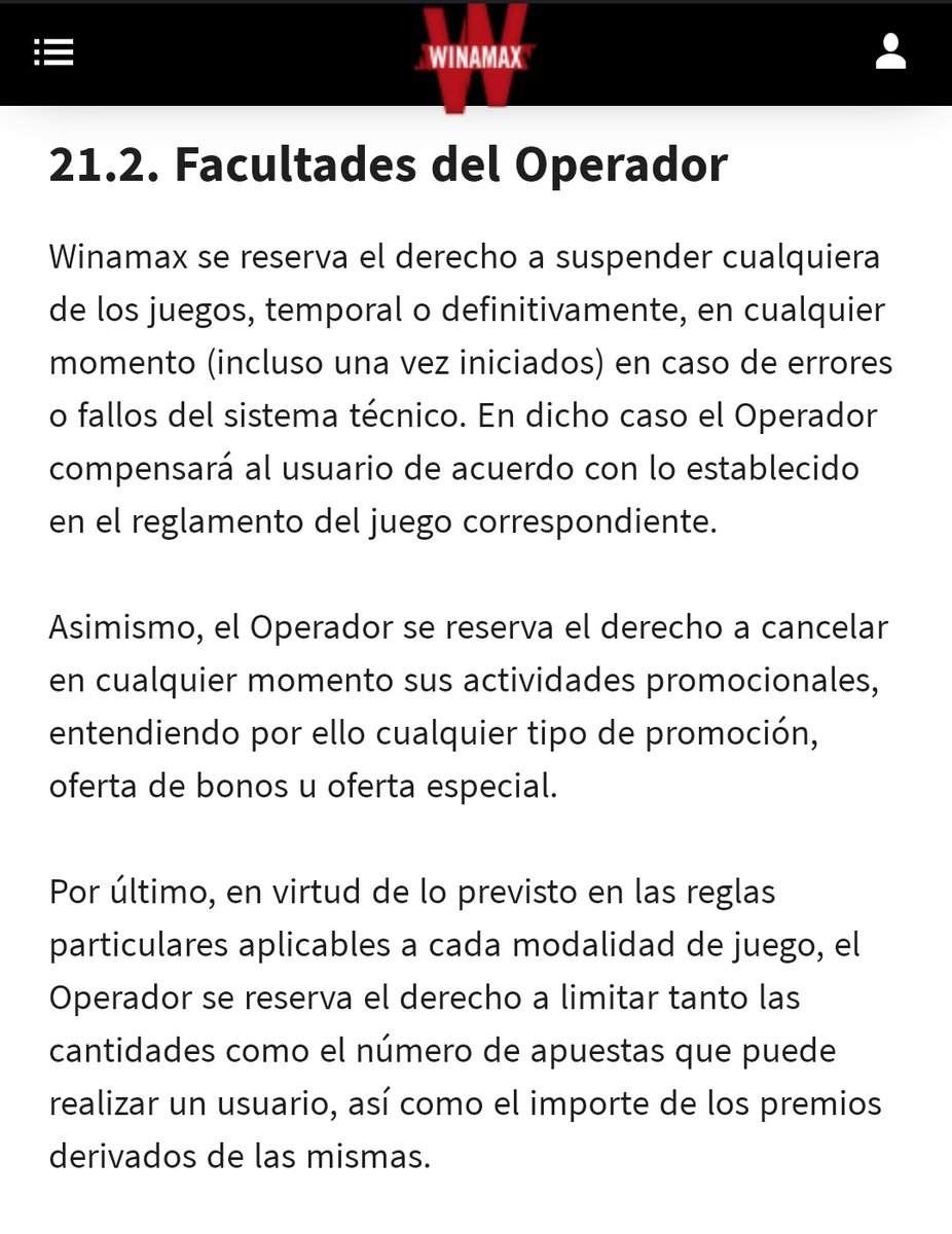 Miguel_Figueres's tweet photo. A @Winamax_Espana @WinamaxDeportes ha dejado de gustarle mi perfil de apuestas deportivas.
Cuando iba 1000€ en negativo, ningún problema. Ahora que estoy en más de 2000€ de beneficio, limitan mis apuestas ⛔
Todo bien... https://t.co/xc35Llu9M3