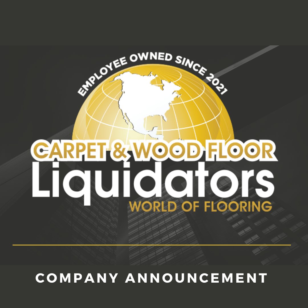cwflmd's tweet photo. We are proud to announce that we are a 100% employee-owned company! Read more about this exciting update here: https://t.co/FTPuUgJVJ8 #flooring #ESOP https://t.co/FYCyIzbtv5