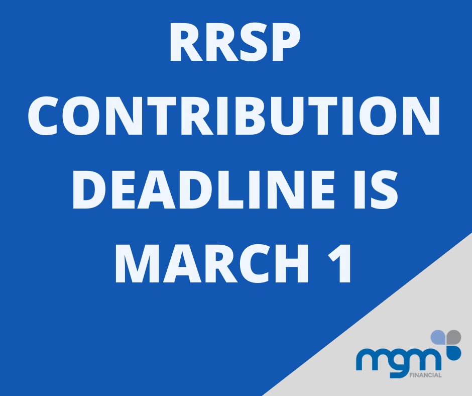 Deadline for RRSP contributions for the 2020 tax year is March 1, 2021. Here are some links to help you with your calculations.

RRSP/Tax Calculators:
• lnkd.in/gr95MkP
• lnkd.in/g6aJSw3...
RRSP/TFSA Contribution Limits:
• lnkd.in/gb_xn7Y