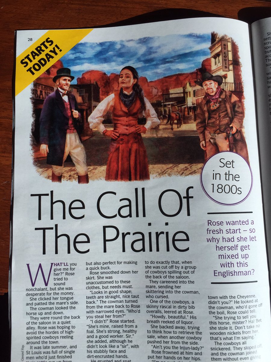 Sandy_Salisbury's tweet photo. My 4-part serial came out today in The People’s Friend! So excited to see the artwork. Available online for just £0.99 per issue: https://t.co/2m2RLiMDsi 
My first short story published in the magazine is FREE at https://t.co/5fKKInTkD5    #HistoricalFiction #amwriting https://t.co/dvsKH16bRj