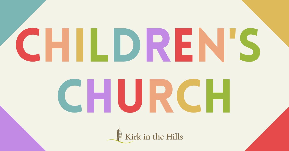 We invite all families to worship online together at Children’s Church this season. This is a children's worship service created BY children and FOR children! You can view this service every Sunday* (or at your convenience) on the Children's page of our website during Lent.