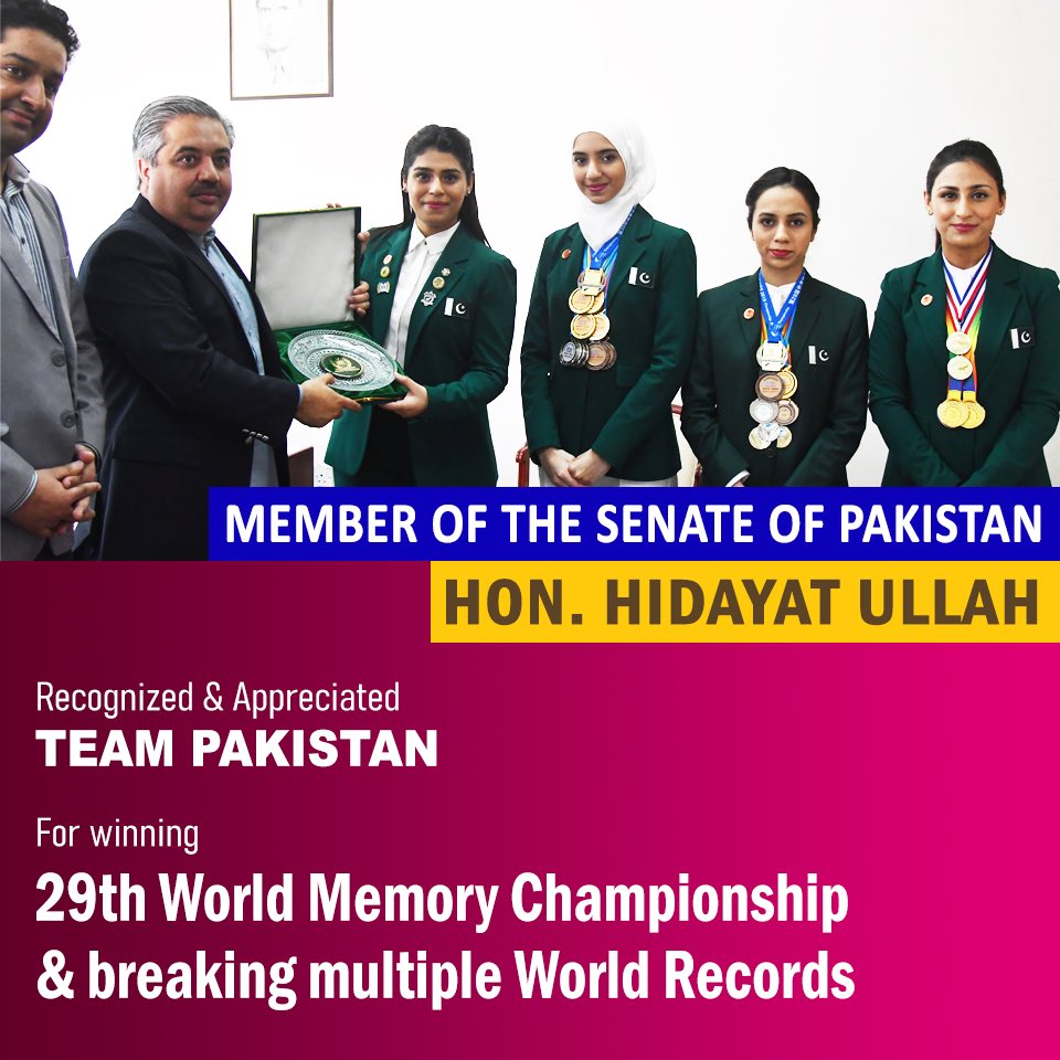 FuturisticLearn's tweet photo. Team Pakistan invited by Honorable Hidayat Ullah, Member of the Senate of Pakistan.
#SaniaAlam #ShomieAlam #EmmaAlam #KisaZehra #AbeerahAther #IHMDI #COFW #FLNow #Achievements #GoldMedalist #Champion #Pakistan #Gratitude #DrAlam #Memory #HidayatUllah #Senate https://t.co/YJ8pYiUHTO