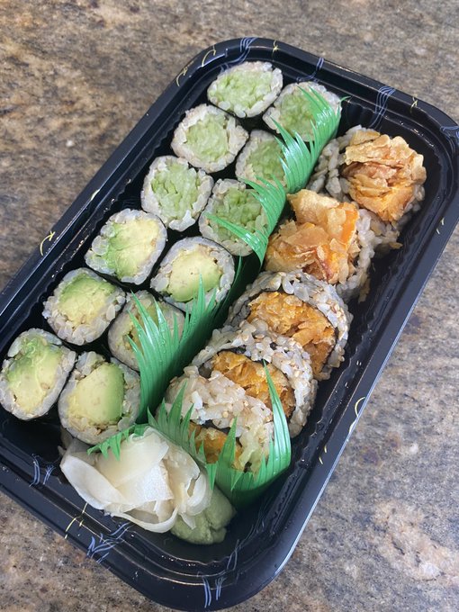 treating myself to some vegan sushi today https://t.co/o32S3jRKei<a href="/tag/newprofilepic"class="tags"><span>#newprofilepic</span></a>