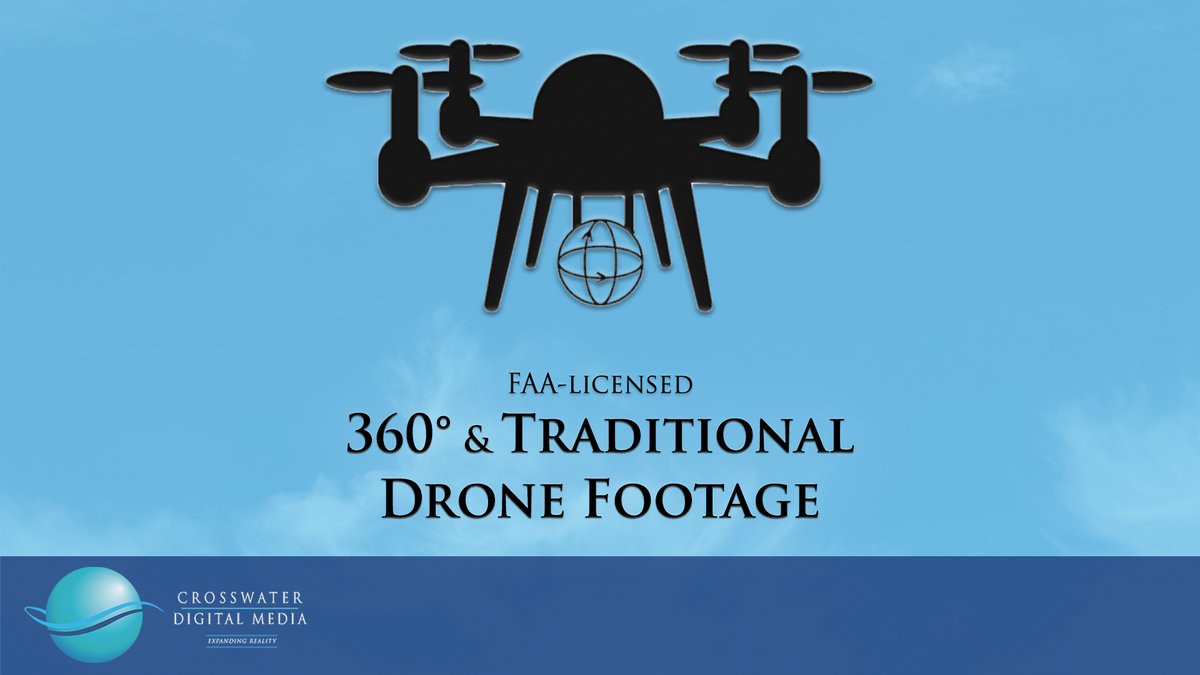 Xwater_Media's tweet photo. Crosswater offers FAA-Licensed Drone Filming, in either HD or VR/360 film formats.
We'd love to work with you to achieve any goals! The Sky's the limit when it comes to drones.
See examples at https://t.co/Zsk55UvIf7
#dronefootage #VRdrone #mediaproduction #marketing #realestate https://t.co/n2l12FGqyi