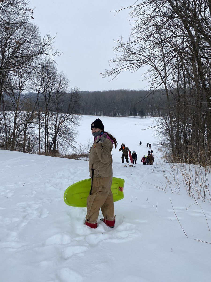 CSMS_Panthers's tweet photo. More 8th grade sledding. https://t.co/kAfuotsb4G