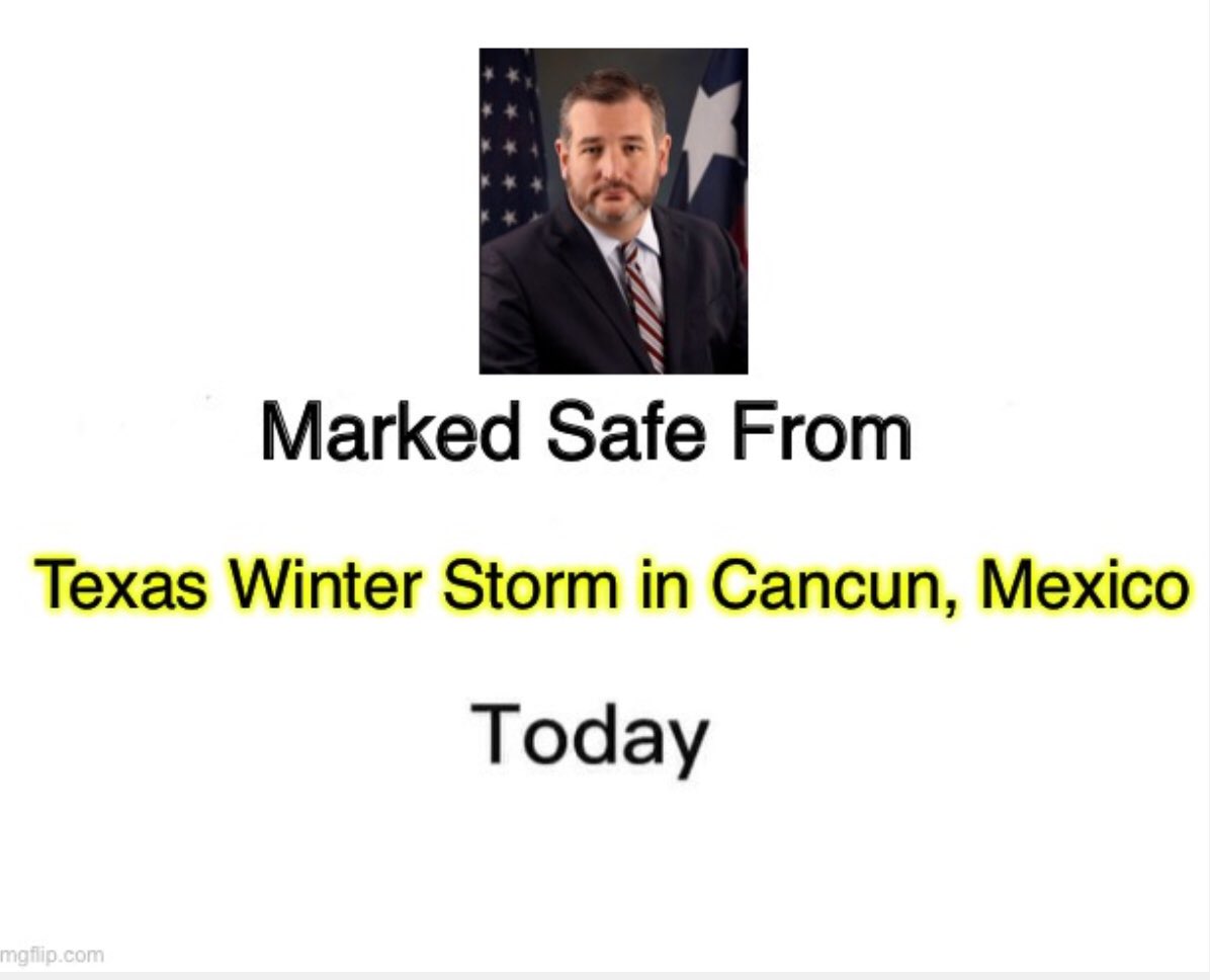 Morgan_AFret09's tweet photo. Really @SenTedCruz ?!?  Stay in Mexico! https://t.co/E4Js0y2ch9