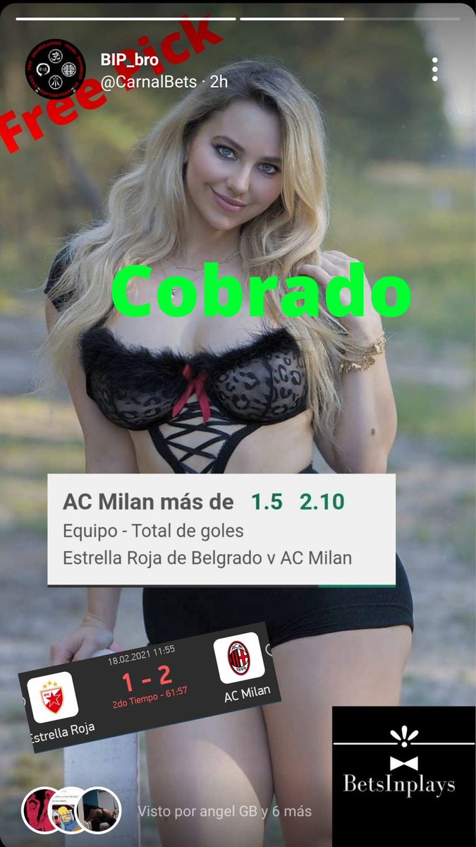 SamuraiYori's tweet photo. Les deje otro #FreePick en un fleet
Otra vez se cobro 🤑🤑🤑
RT= más free pick del #TEAMBIP @BETSINPLAYS @TioBets @EuroBIP_08
❤️= si no lo viste
Contesta con la foto de tu ticket si lo seguiste https://t.co/p3HjfCqhkE