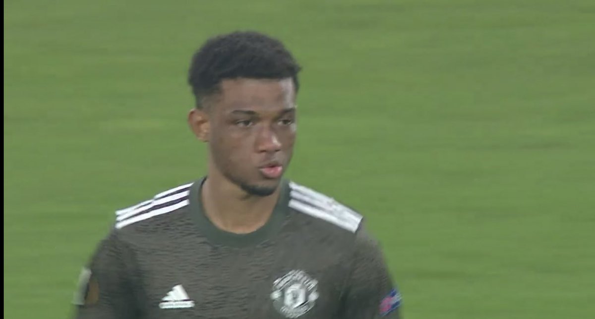 ManUnitedZone's tweet photo. Amad Diallo makes his official debut for Manchester United 💫 https://t.co/DhLO7JgbNm