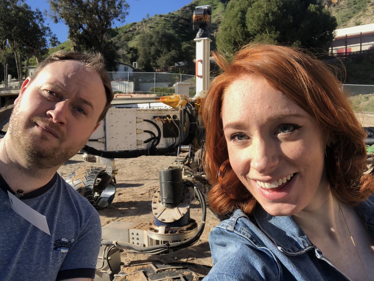 Out back, they what is basically an assault course for Rovers, where they deliberately get the mockups stuck on rocks & slopes and work out how to get out of them. Think Mars Robot Warz and you’re pretty much there. This “fact” is just a thinly veiled excuse for my selfie tbh