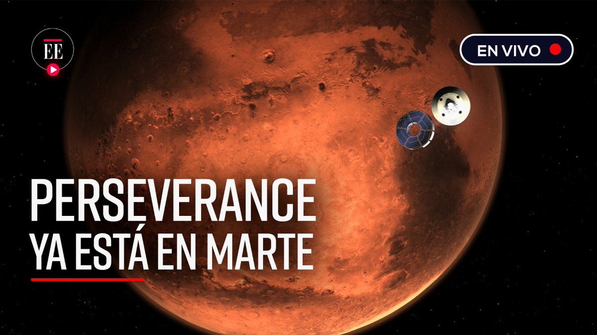 elespectador's tweet photo. #ENVIVO🔴El rover Perseverance de la NASA llega a Marte🛰️. Por primera vez en la historia la transmisión se hará en español y será narrada al mundo por la colombiana Diana Trujillo👏.
👉Sigue su llegada aquí: https://t.co/K83uI5ra7f https://t.co/E6xUps0kLv