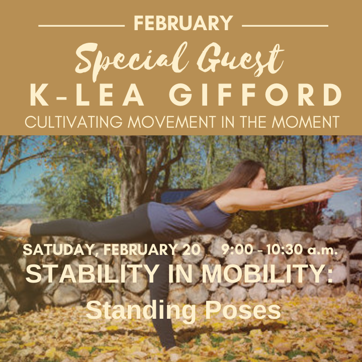 YogaCntrDenver's tweet image. In Feb, K-Lea Gifford will be cultivating Movement in the Moment, and this week, she will focus on Creating Stability in Mobility: Standing Poses. Sign-up at yogacenterdenver.com or on the Mindbody App (bit.ly/2LhfS2w). #standingposes #iyengaryoga #yogapractice