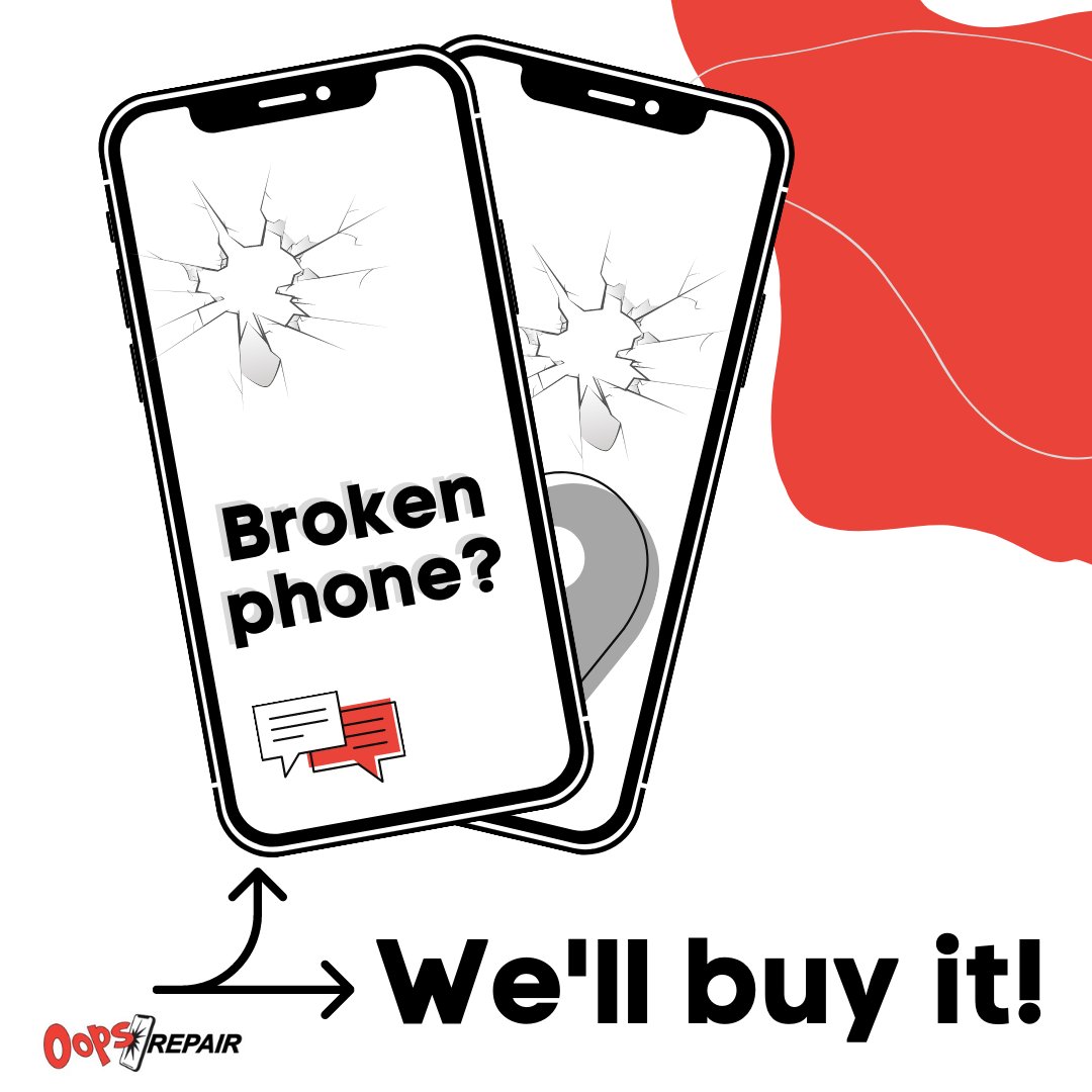 Broken phone? Cracked screen? Don’t worry, you haven’t wasted your money. We’ll buy it! Learn more about selling your phone on our website 👉🏽bit.ly/2N7yh2N #sellyourdevice
