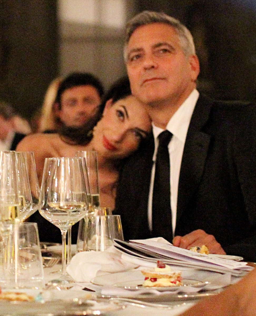 Clooneys are such marriage goals. Amal is an internationally renowned, brilliant human rights lawyer more accomplished than 99.9% of people on Earth—*and* with her husband, she’s so beautifully traditional &feminine & soft. Reveres & treats George like a King,& he naturally leads