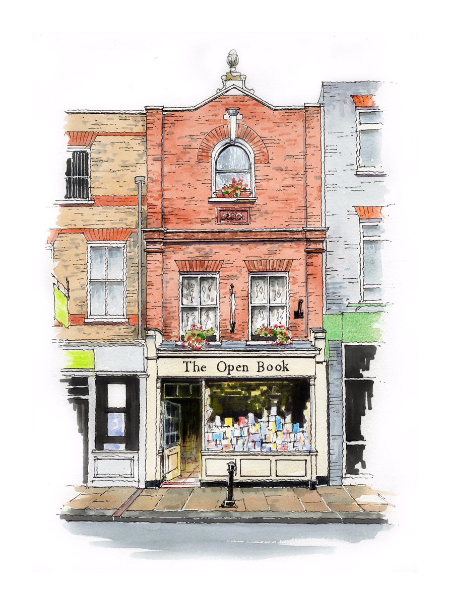 A sketch of the wonderful “The Open Book” an independent bookshop in Richmond-Upon-Thames, given lockdown sadly done from a photograph I took this time last year <a href="/LoveofRichmond/">Love of Richmond</a> <a href="/ExploreRichmond/">Discovery Richmond</a> <a href="/richmond/">Richmond</a> <a href="/theopenbook2/">TheOpenBookRichmond</a> @MyRichmondApp <a href="/Visit_Richmond1/">VisitRichmond</a> <a href="/TotallyRichmond/">Totally Richmond</a>