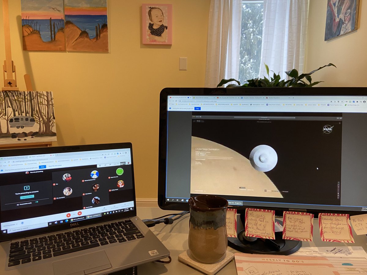 7th grade students watch live as the Perseverance rover lands on Mars!!  #CountdownToMars ⁦<a href="/Asbury_ParkSD/">Asbury Park Schools</a>⁩