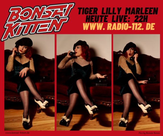 Hab #heute um 22h ein #Interview am #Telefon im heißen #Feuerwehr ➡️ Radio-112.de 🔥! 
Schaltet ein und hört, wie ich #RedeUndAntwort zu #Songlyrics, #Entstehung und #Inspirationen zum neuen  <a href="/bonsai_kitten/">BONSAI_KITTEN</a> Album LOVE AND LET DIE stehe! Plus #Vielem mehr!