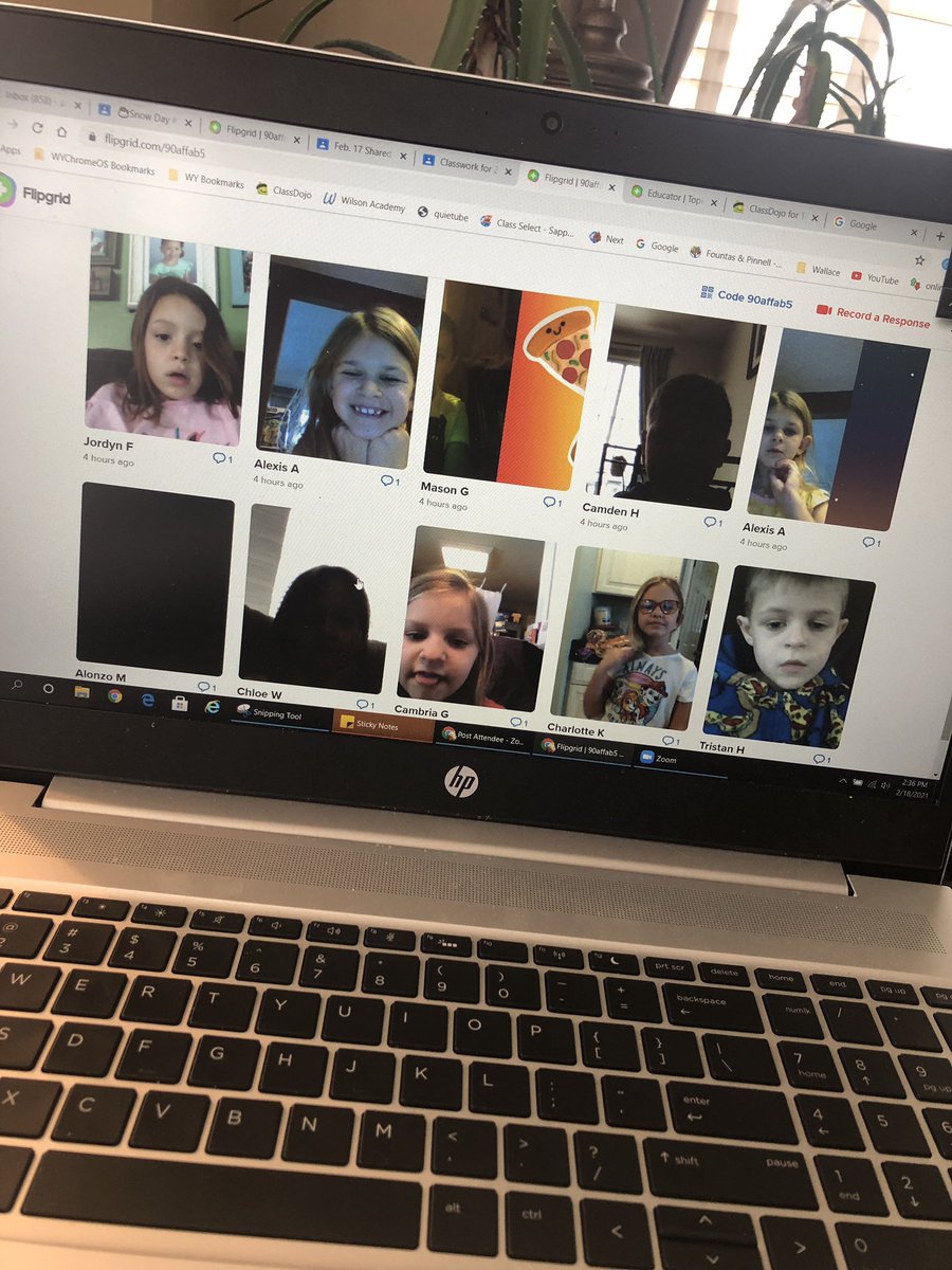 MrsGilsonsClass's tweet photo. I love being able to hear their responses to our interactive read aloud through Flipgrid! #wyproud https://t.co/qaX4e7iAQd