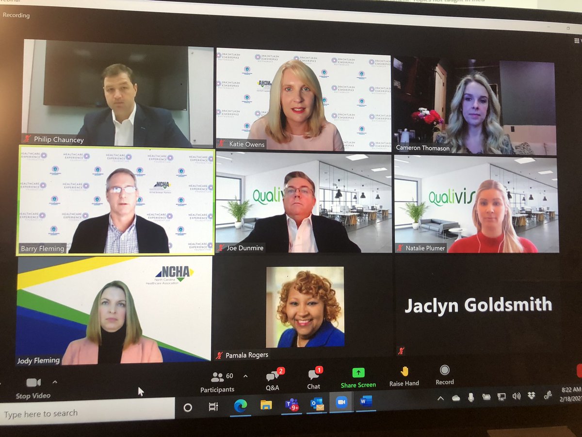 An exciting opportunity for our <a href="/HXFoundation/">HealthcareExperience</a> to share our team’s Lessons Learned throughout #COVID19 @ <a href="/nchospitals/">North Carolina Healthcare Association</a> 2021 Winter Meeting
“We must double down on valuing the skills of resilience, coping, &amp; compassionate practice”