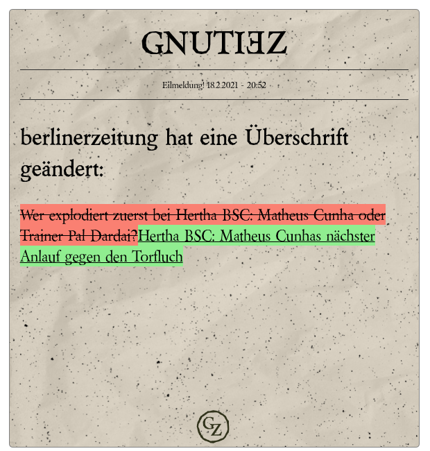 https://t.co/Fseqe26pXd
berlinerzeitung hat eine Headline geändert.
Hertha BSC: Matheus Cunhas nächster Anlauf gegen den Torfluch
Distanz: 53
Alle Änderungen auf https://t.co/f09c6MY4Nw https://t.co/8pwzUksUrP