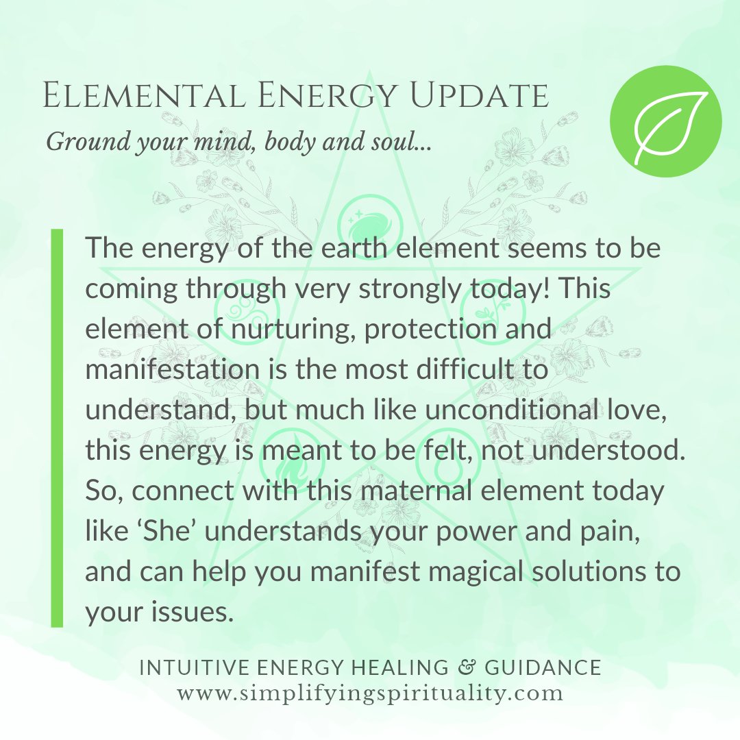 preetikumar04's tweet photo. FEEL the nurturing powers of the energy and manifest answers to your problems. The protective energy is embracing us, ground yourself and connect with this potent energy! 
#energyupdate #Spirituality #energyhealing #manifesting #ThursdayThoughts #quoteoftheday https://t.co/TMSq0aUwlP