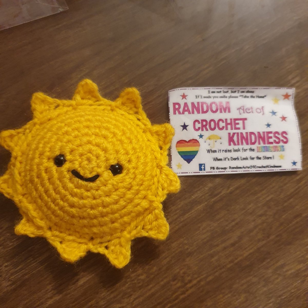 KatyStanleyIC's tweet photo. My husband found this at work today- has certainly brightened our day, especially after I was able to catch up on our PTHR Tune Up Tuesday featuring @JoannaSuvarna @BeTheRipple2020 #betheripple #RandomActsOfKindness #RandomActsofKindnessDay2021 #randomactsofcrochetkindness https://t.co/lbrhMzZwVK