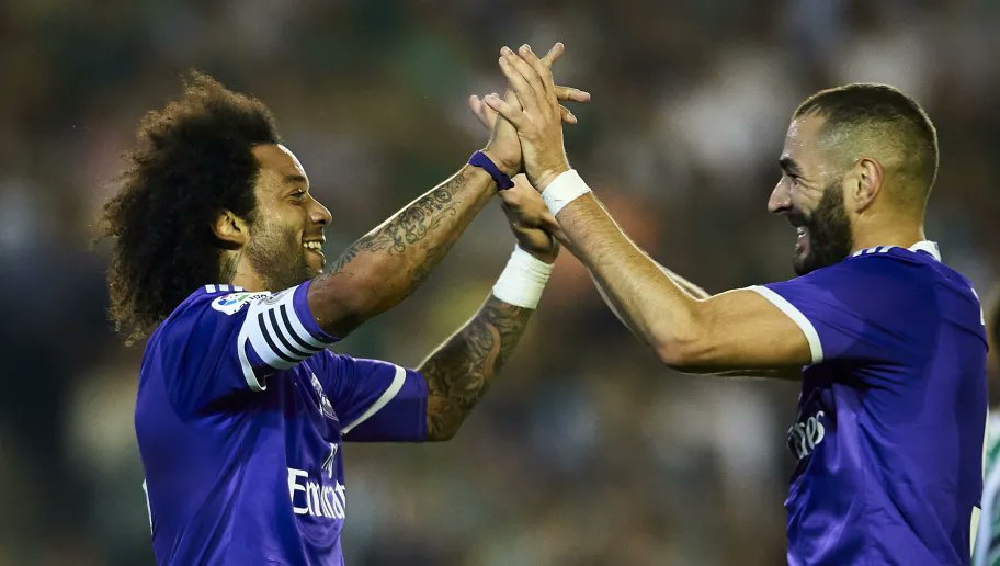 Marcelo : « Vous avez sans doute remarqué que Benzema apporte beaucoup plus que des buts. C’est le meilleur attaquant pour moi. Benzema est joueur fantastique. Il est l’un des meilleurs d’Europe et de loin. Son jeu de balle est fantastique. »