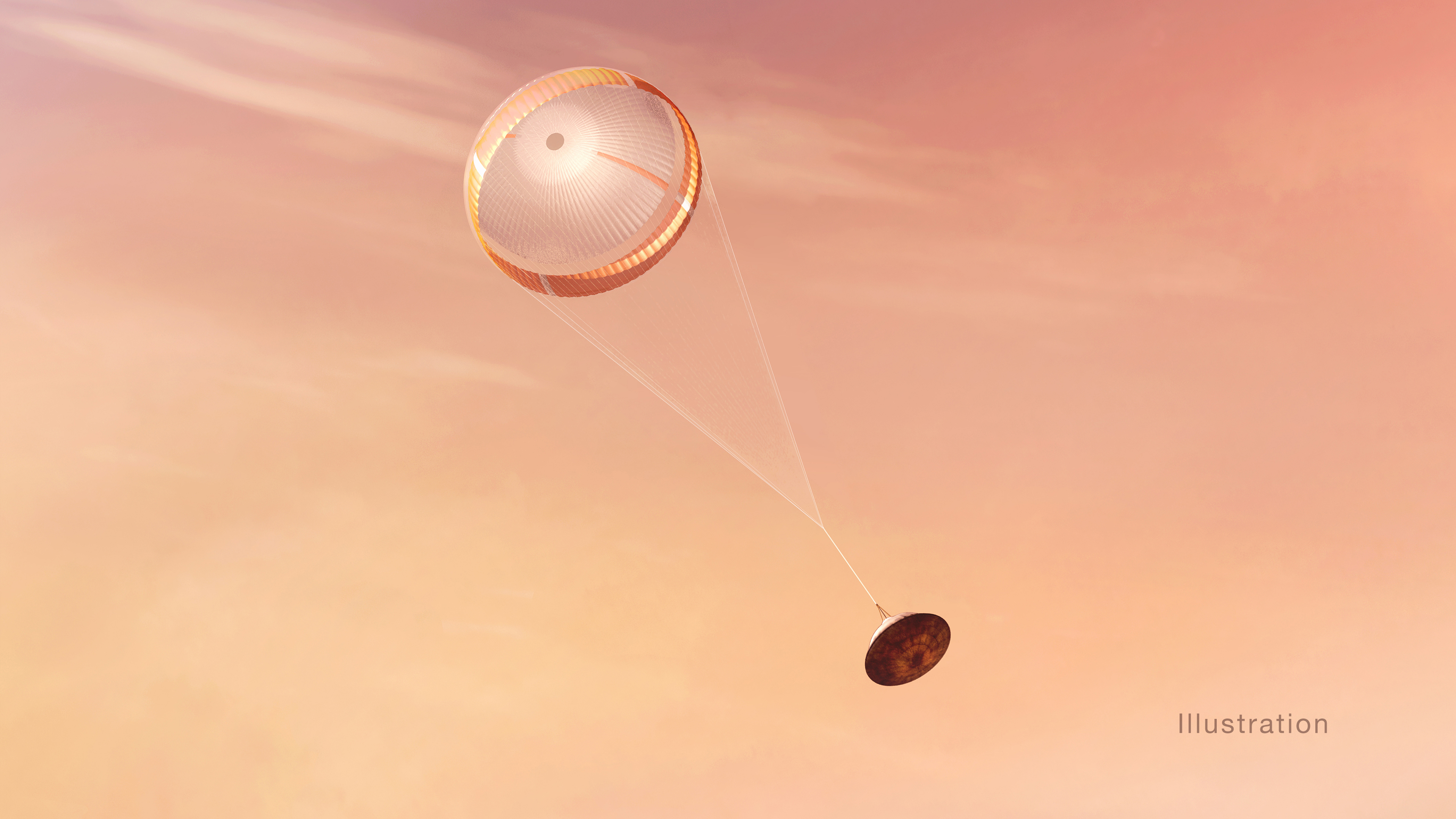 NASA s Perseverance Mars Rover on X Boom Just fired my parachute and felt the jolt as it opened. Slowing down even more. Speed 950 mph 1500 kph Altitude 7 miles 11 km