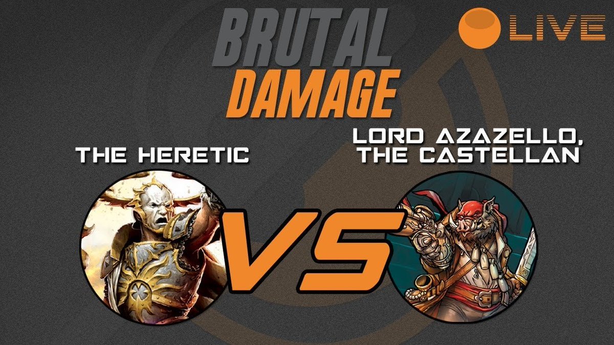 brutal_damage's tweet photo. We've got an interesting matchup with some new toys this week!  The Heretic vs Lord Azazello, the Castellan starting around 5:30PM CST tomorrow (Friday)!
https://t.co/yPmF5PtwfU
#brutaldamage #weeklywarmahordes https://t.co/AMCxE6r2YU