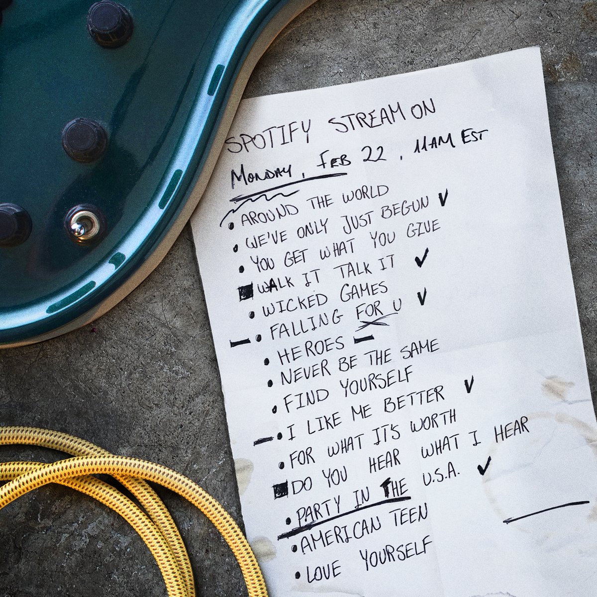 What's this? 🧐
See you at #SpotifyStreamOn 🎫 2.22.21 @ 11AM EST spoti.fi/StreamOn