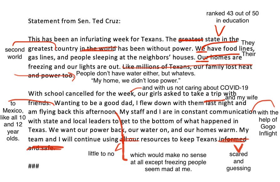 IndivisibleTX12's tweet photo. @tedcruz 80% of energy in TX is from nonrenewable energy Ted, so you can stop with the lie about renewables being to blame for this mess. Hope you enjoyed Cancun while your constituents suffered. #CancunCruz https://t.co/19hs0tme0V