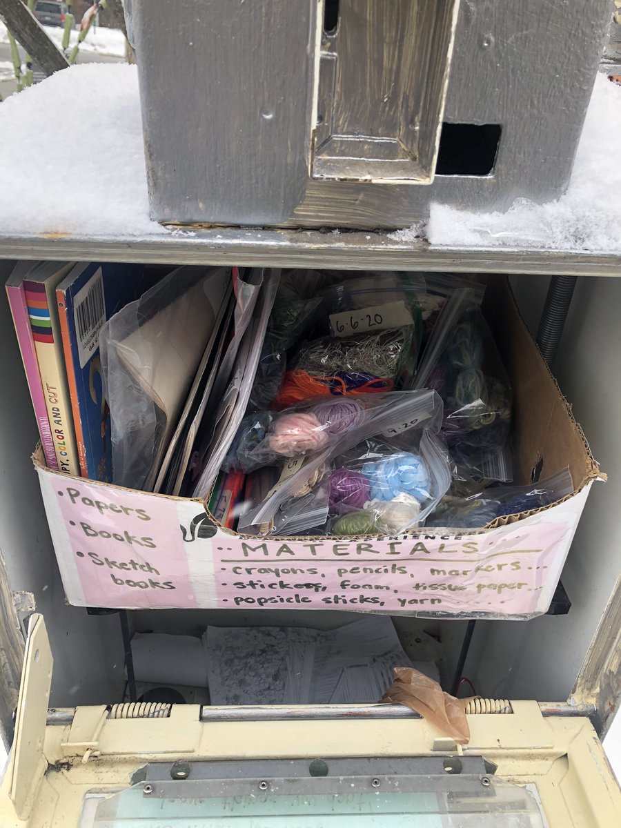 The #LittleFreeArtSupply has plenty of great supplies just waiting for you! Pull in to the bus loop in front of <a href="/ireDCSD/">ireDCSD</a> (as long as the buses aren’t there!) and find something to spark fresh creativity!