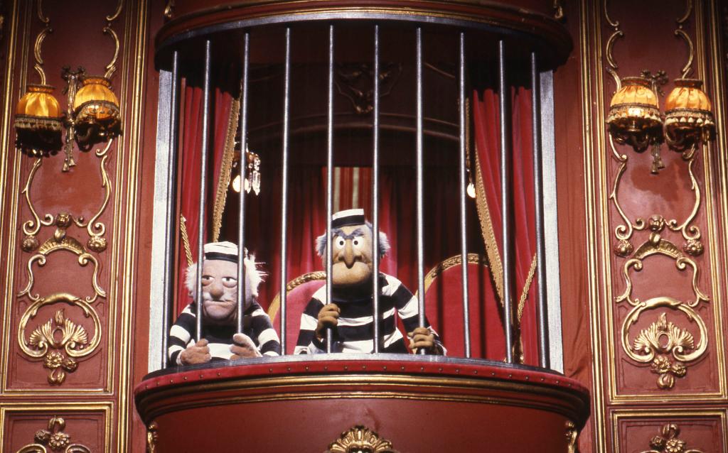 StatlerWaldorf's tweet image. It's terrible! Just awful! The worst news you've ever heard! All five seasons of The Muppet Show are coming to #DisneyPlus TOMORROW! Lock yourselves away so you can't watch it – trust us!