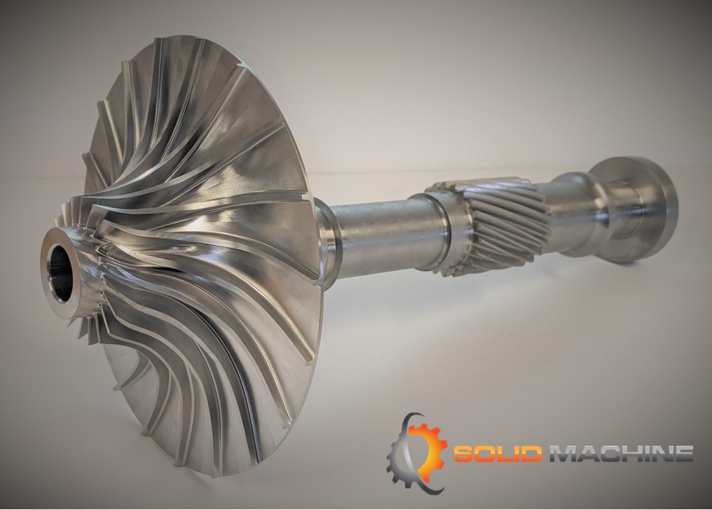 MachineSolid's tweet photo. 5-axis point-milled stainless steel impeller &amp; matching custom pinion.
SOLID quality! SOLID service! SOLID value! What can Solid Machine do for you?

#Turbomachinery #5axis #Impeller #Impellers #Pinion #Hermle #Mikron #milling #MAXPAC #CAMplete #Truepath #5axisCNC #5axisMachining https://t.co/sB7WYKdHwW