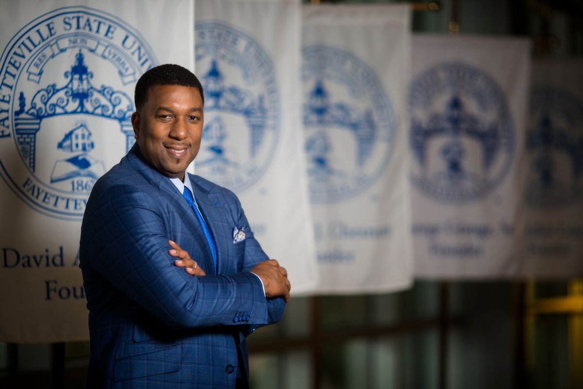 uncfsu's tweet photo. “We are thrilled and excited to welcome Mr. Allison to Fayetteville State University,” said Stuart Augustine, chairman of the Fayetteville State University Board of Trustees. https://t.co/Nr3yPWPLOq