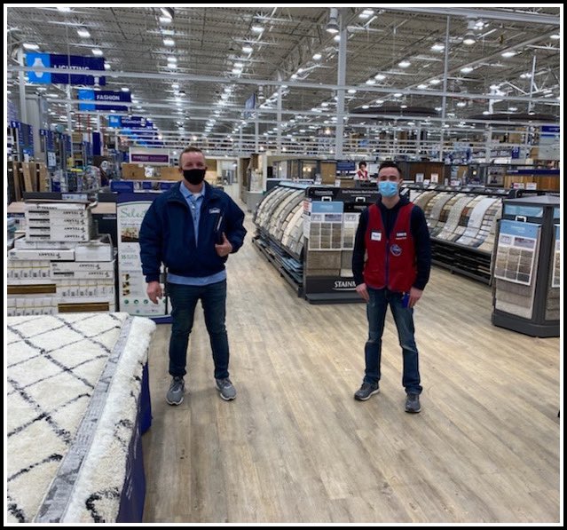 JS_Flooring's tweet photo. •Shout out to Ryan of Commack Lowe’s store #3159 for taking time to talk with John J&S Flooring’s Quality Service Manager! Working together to drive #LTR• #Lowes #Flooring #Region30 #loweslife #customerexperience #ShopLowes #SpecialtyServices #GetItInstalled https://t.co/0X0S7iBkXg