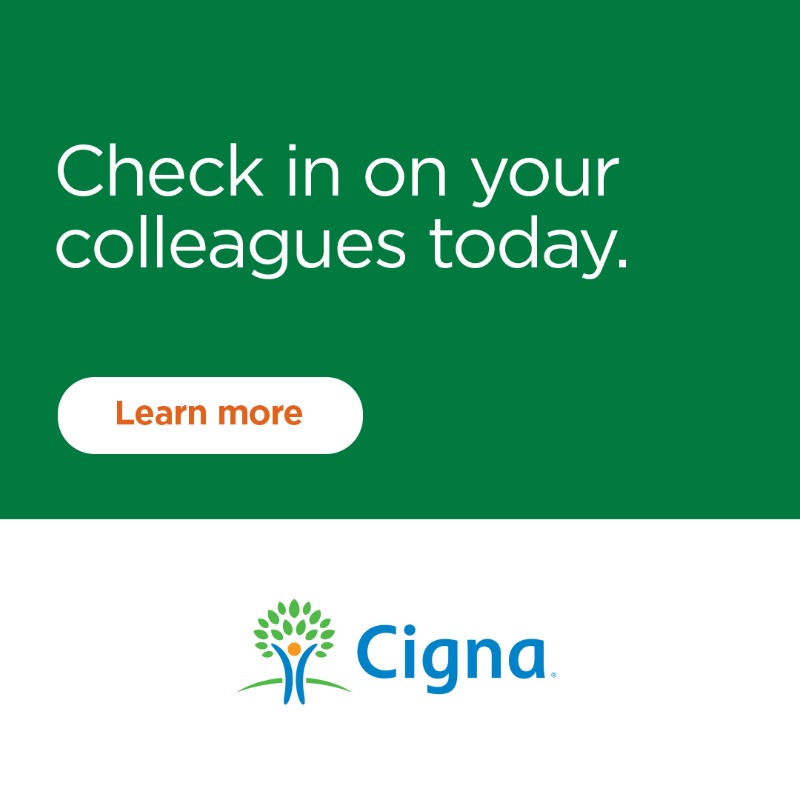 Cigna's tweet photo. From stress visualisation tools to stress management videos. Cigna has expert resources to check in on your employees so they can build resilience to stress.