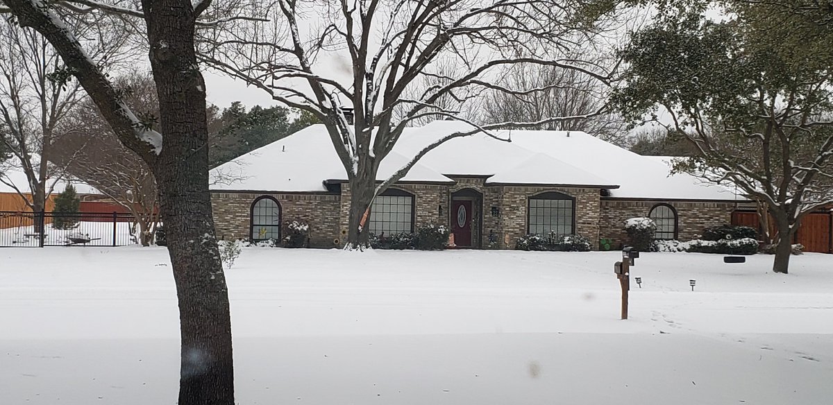 mom and dad's winter wonderland house