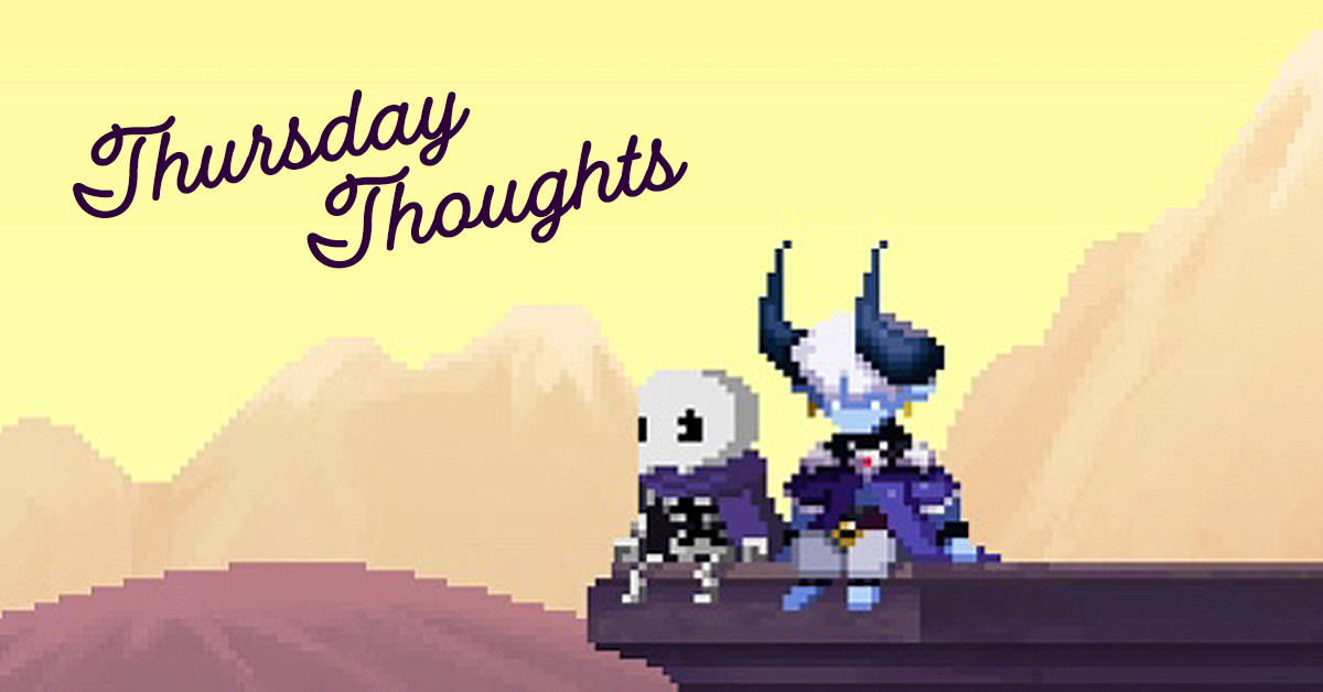 NEOWIZ GLOBAL (@neowizglobal) on Twitter photo "Sometimes, I like to sit here and think about the skulls I've worn before..." - <a href="/HeroSkul/">Skul: The Hero Slayer</a>
#ThursdayThoughts #Gaming #IndieGame #WeAreNeowiz "Sometimes, I like to sit here and think about the skulls I've worn before..." - <a href="/HeroSkul/">Skul: The Hero Slayer</a>
#ThursdayThoughts #Gaming #IndieGame #WeAreNeowiz