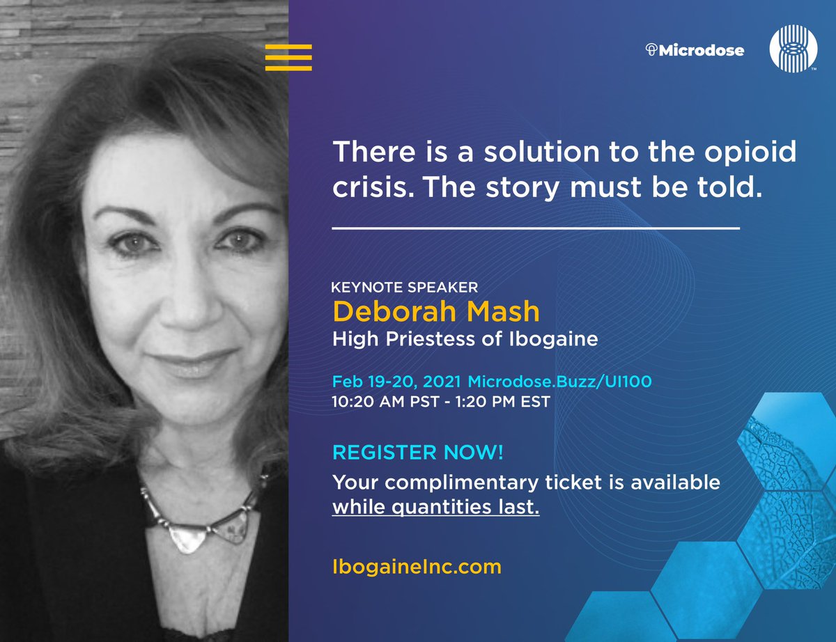 IbogaineInc's tweet photo. There is a solution to the opioid crisis.
We are bringing it to the world. π±#Ibogaine #NewFreedom #UIMasterClass
https://t.co/odcPt8klTu https://t.co/IUtDDs8Tp2