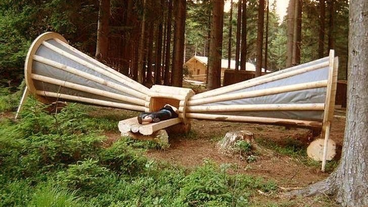 tentree's tweet photo. Ever wanted to hear what nature was saying? Check out this forest amplifier! We did, and it turns out bugs are big gossipers 🌲  What do you think you'd hear? 

via Reddit #EarthStuff https://t.co/eM1l51GmHe
