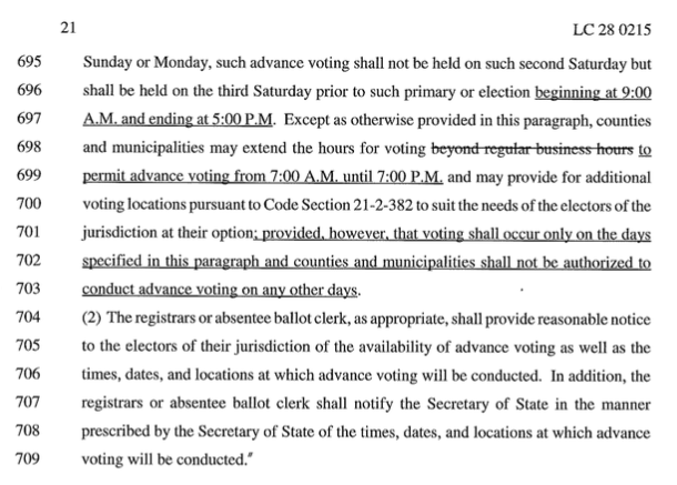 Here is the language eliminating Sunday voting (h/t  @stphnfwlr)  https://beta.documentcloud.org/documents/20488034-hb-531-lc-28-0215Hearing happening now  https://livestream.com/accounts/25225474/events/8737135