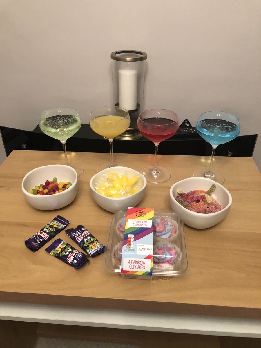 LFinnie1's tweet photo. #skyvip #HarryPotterQuiz house cocktails with some Bertie bots every flavour beans, baby basilisks, chocolate frogs and lemon sherbets https://t.co/G5hMHPhmD4
