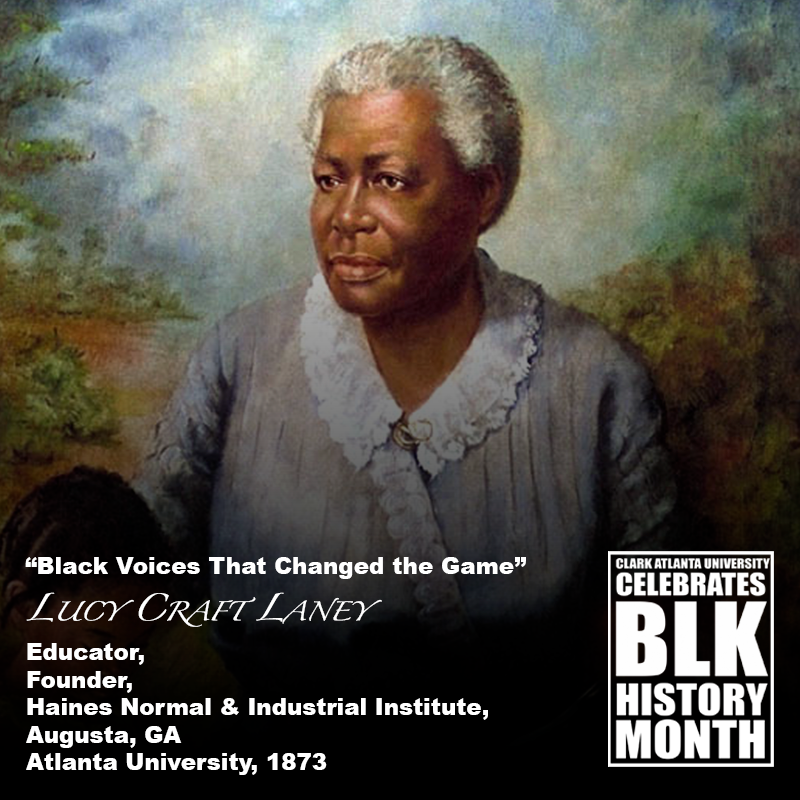 CAU's tweet photo. #CAUSalutes one of Atlanta University’s 1st graduates and educator extraordinaire, Lucy Craft Laney AU'1873, founder of the first schools for African-American children (Haines Normal &amp; Industrial Institute, and Lamar Nursing School) in Augusta, Georgia.
#BlackHistoryMonth https://t.co/yVmeO0Fl5J