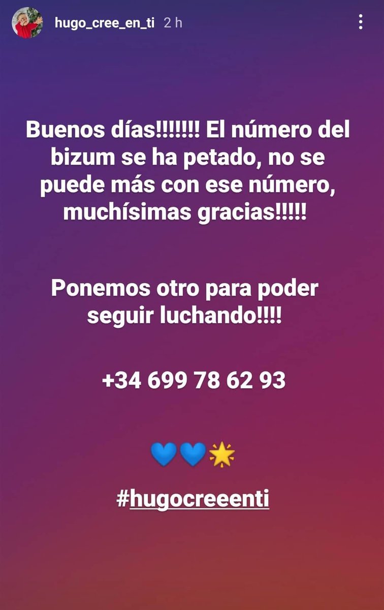 Hugo nos necesita. Es el hijo de mis vecinos. Requiere tratamiento tras síndrome de Kawasaki con graves secuelas. Sus padres no lo pueden costear. #Cartagena 

Twitter haz tu magia. Ruego RT @Hugo_cree_en_ti