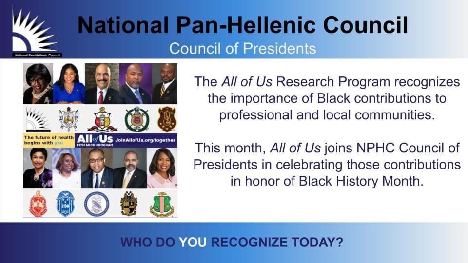 AATXDST's tweet photo. In honor of Black History Month, All of Us joins Delta Sigma Theta Sorority, Inc and DREF - Research Matters Initiative in celebrating contributions from our team!
#DST1913 #DREF1967 #JoinAllofUs #ResearchMatters https://t.co/LiFtLuZoGA
