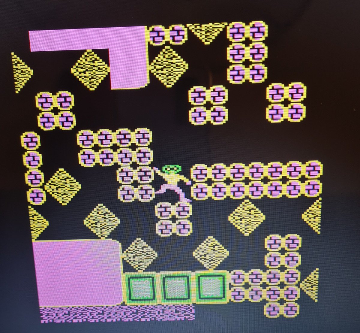 allyhumphreys's tweet photo. This score won't win any titles, but the Map feature wasn't working for me on Repton, so this will have to do for day 4 of the #microlympics 🙌 #BBCMicro https://t.co/bxb3uMSuXA